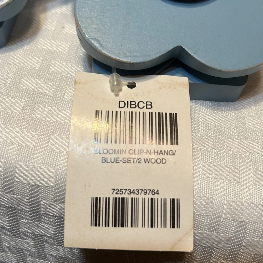 Bloomin Clip-n-hang Blue Set/ 2 Wood.